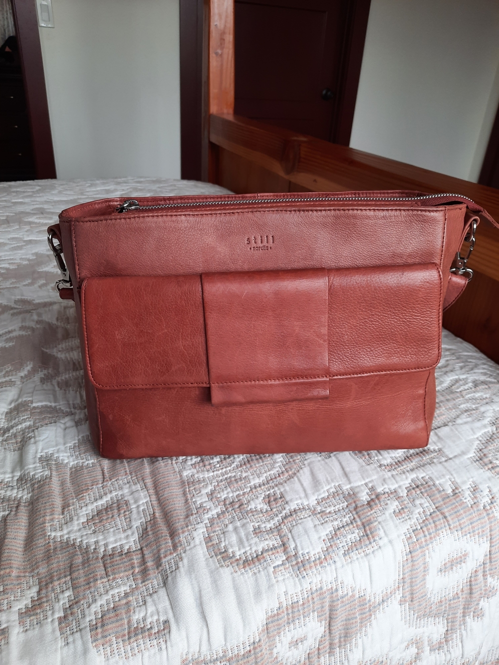 Still Nordic April Mollis Shoulder Bag Leather Denmark Rare